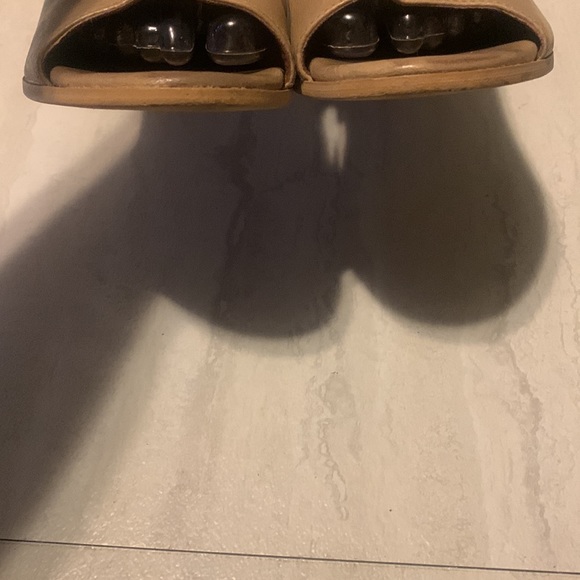 Betty Barclay Women's Tan Open Toe Heeled Ankle Boots Size 9 - Picture 9 of 12